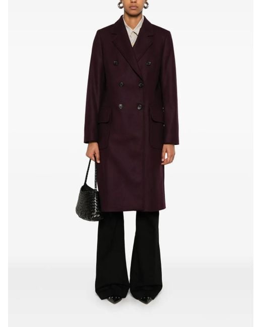 Paul Smith Red Double-Breasted Coat