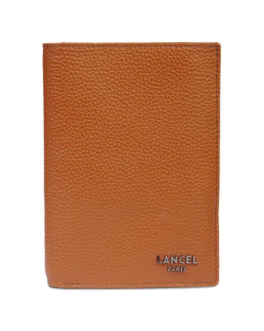 Lancel Brown Driver 9Cc Zip-Detail Leather Wallet for men