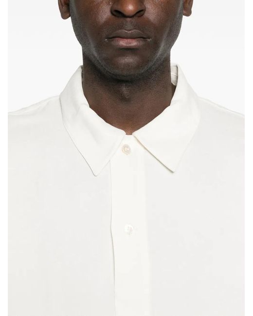 Studio Nicholson White Collar Shirt for men