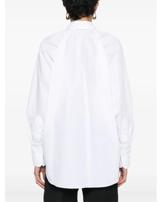 Patou White Sustainable Cotton Blouse