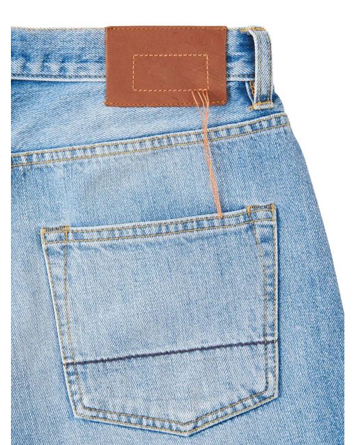 Fortela Blue Short En Jean Winonaj À Ourlets Retroussés