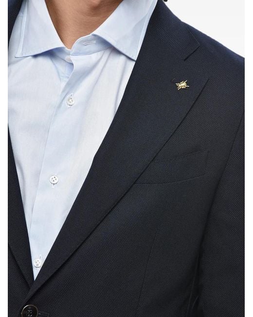 Corneliani Blue Single-Breasted Blazer for men