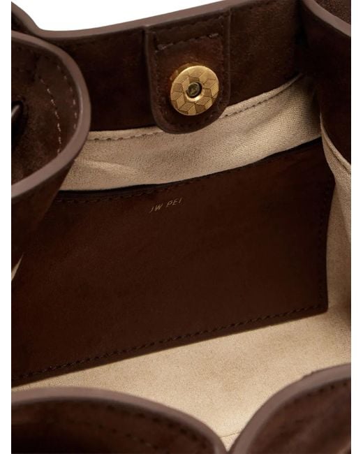 JW PEI Brown Mini Hana Structured Handbag