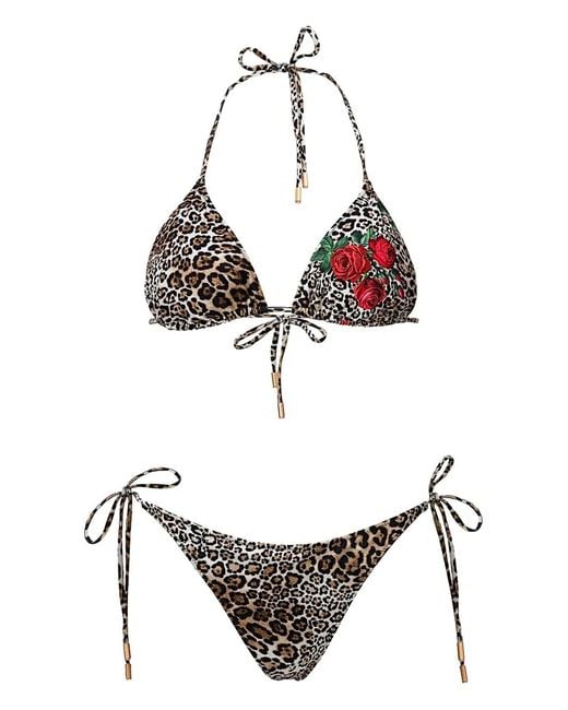 SOFIA ERHAN White Kyle Leopard-Print Bikini