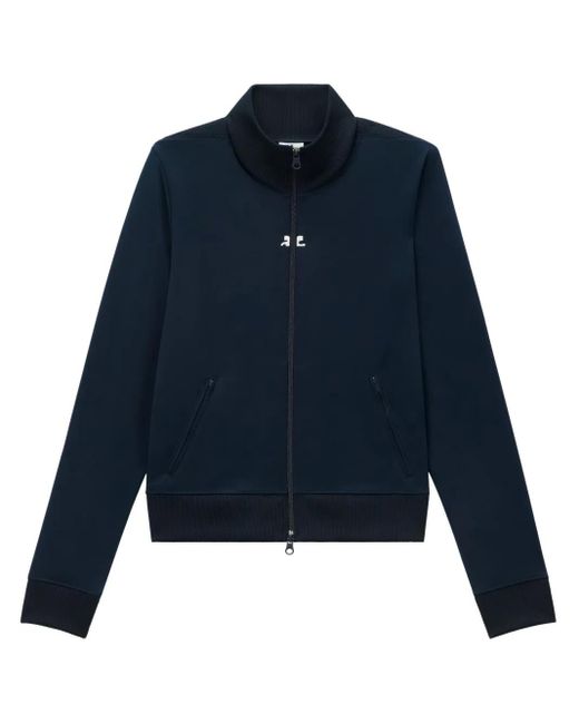 Courreges Sportjacke Mit Logo-Stickerei in Blue für Herren