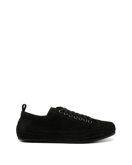 Tom Ford Black Suede Lace-Up Sneakers for men