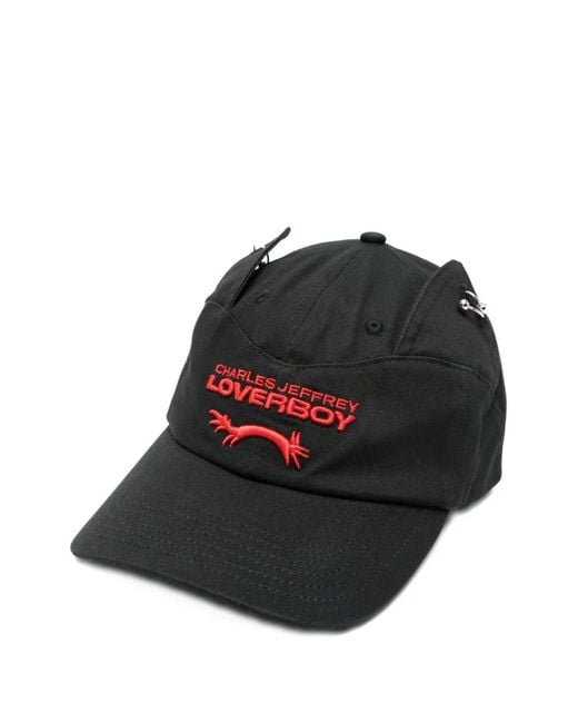 Charles Jeffrey Black Pierced Ears Baseball Cap