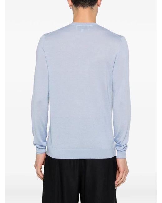 Jersey Con Cuello Redondo Bompard de hombre de color Blue