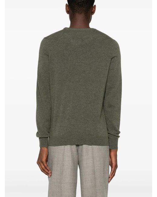 Fedeli Pullover Mit Meliertem Effekt in Green für Herren