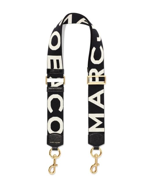 Marc Jacobs White Branded Shoulder Strap