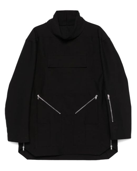 Rick Owens Black Mountaineering Smock Jacket for men
