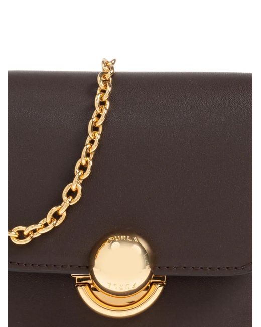 Furla Sfera チェーンストラップ ショルダーバッグ Black