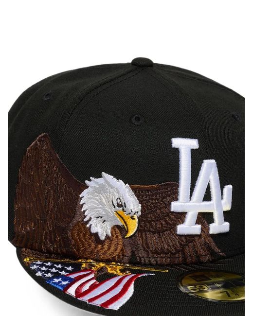 KTZ Black Eagle-Embroidered Cap for men
