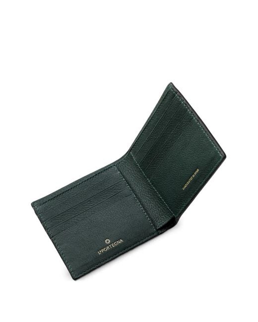 La Portegna Green James Leather Wallet for men