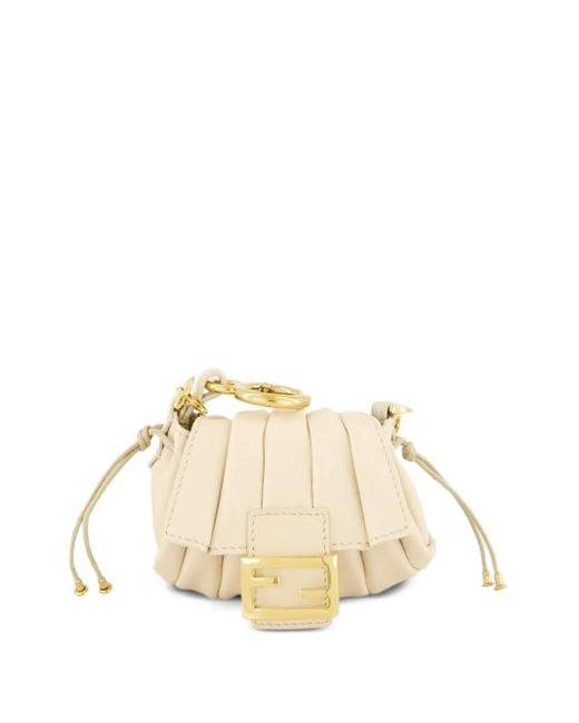 Fendi Natural Nano Mamma Shoulder Bag