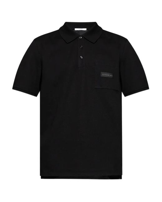 Polo Con Applicazione Logo di Givenchy in Black da Uomo