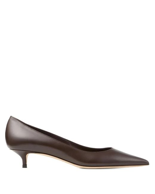 Jimmy Choo Brown Amelia Pointed-Toe Pumps