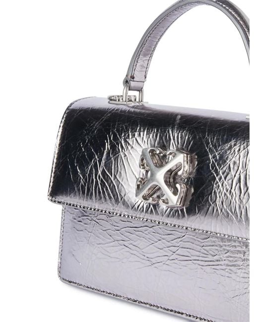 Off-White c/o Virgil Abloh Metallic Jitney 1.4 Tote Bag