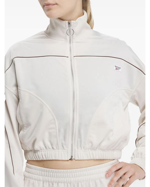 Reebok White Classics Retro Basketball Track Jacket