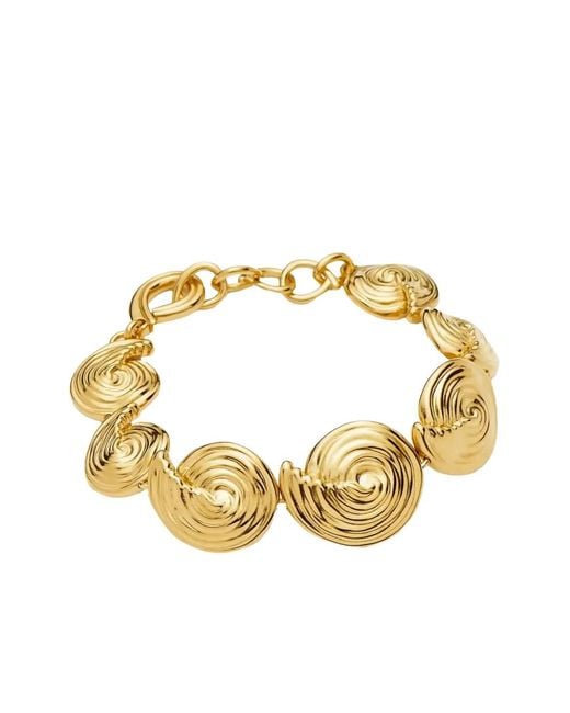 Missoma Metallic Spiral Chain Bracelet
