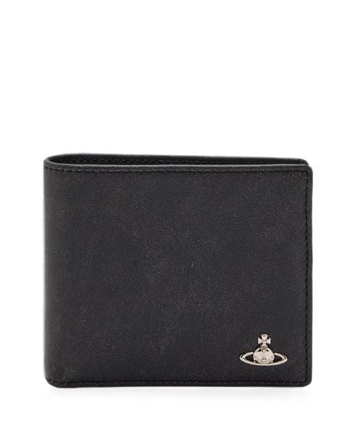 Vivienne Westwood Black Billfold Wallet for men