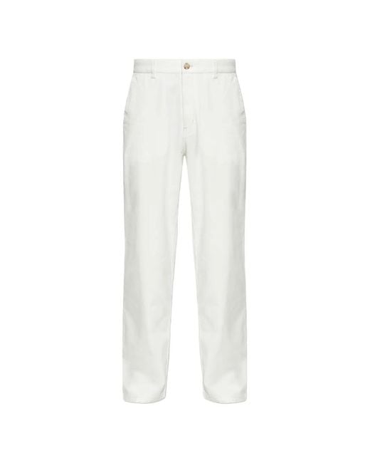 Samsøe & Samsøe Sanoah Straight Broek in het White voor heren