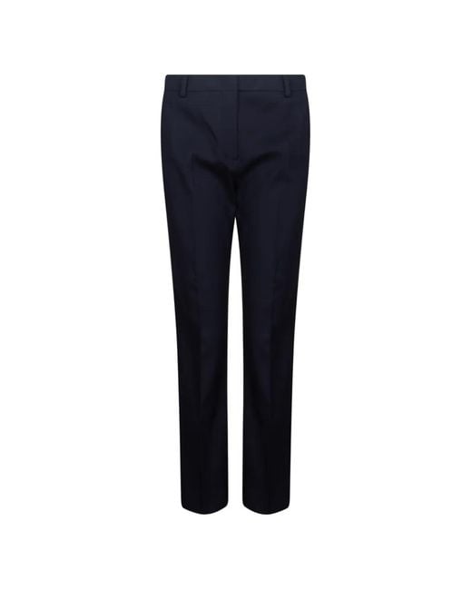 Weekend by Maxmara Blue Straight-Leg Chino Trousers