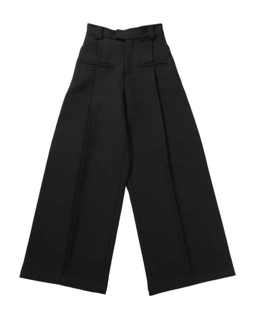 Fax Copy Express Black Front-Jetted Pocket Trousers