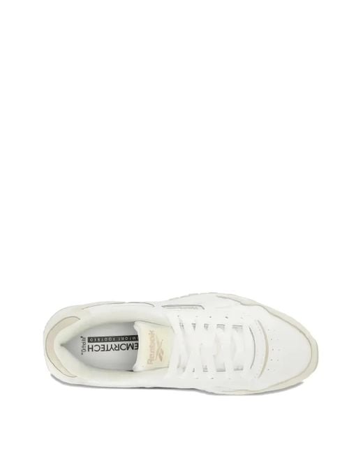 Reebok White Glide Leather Sneakers for men