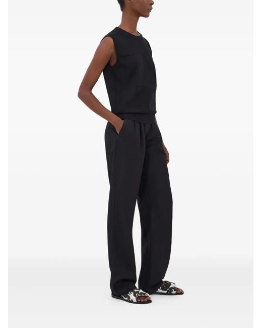 Loulou de Saison Black Anita Sleeveless Top