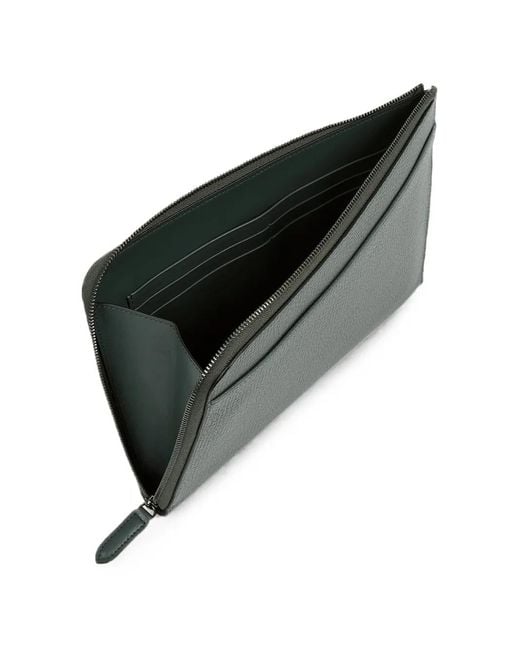 Pouch Da Viaggio Ludlow di Smythson in Gray