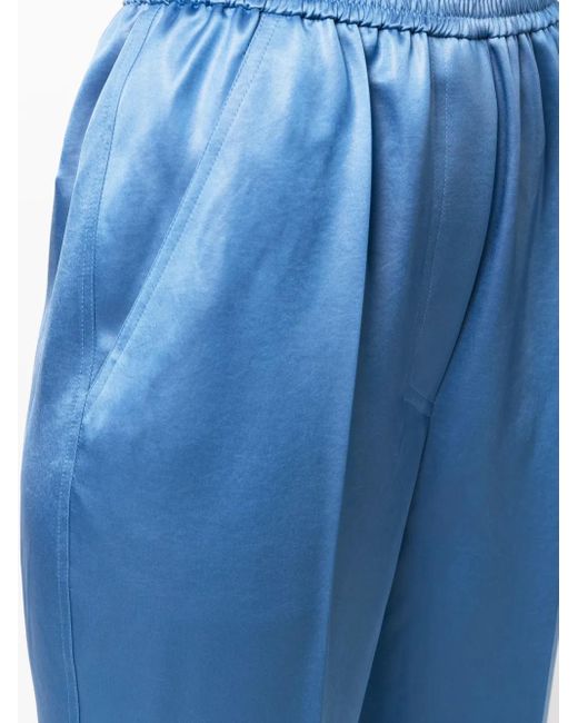 Nanushka Satijnen Broek in het Blue