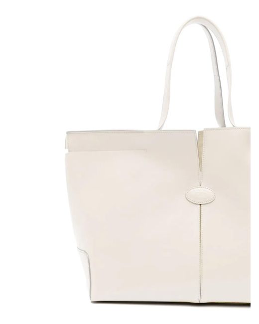 Tod's Natural Tod 's Di Bag Folio kleine Leder -Tasche Tasche