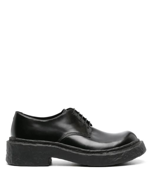 CAMPERLAB Black Vámonos Leather Derby Shoes