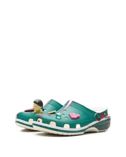 CROCSTM Green Squid Game Classic Clog Sandals for men