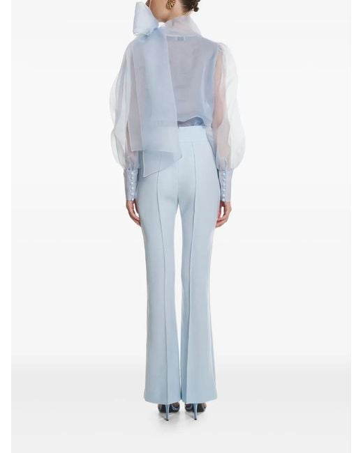 Lita Couture Blue Ellise Blouse