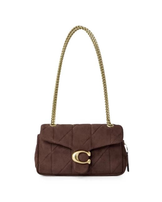COACH White Tabby 26 Quilted Shoulder Bag
