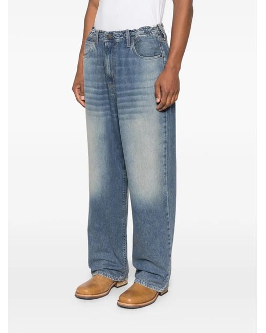 Haikure Blue Jean À Patch Logo for men
