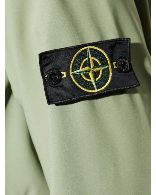 メンズ Stone Island パッチポケット ジャケット Green