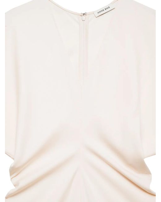 Anine Bing White Zadig Dress