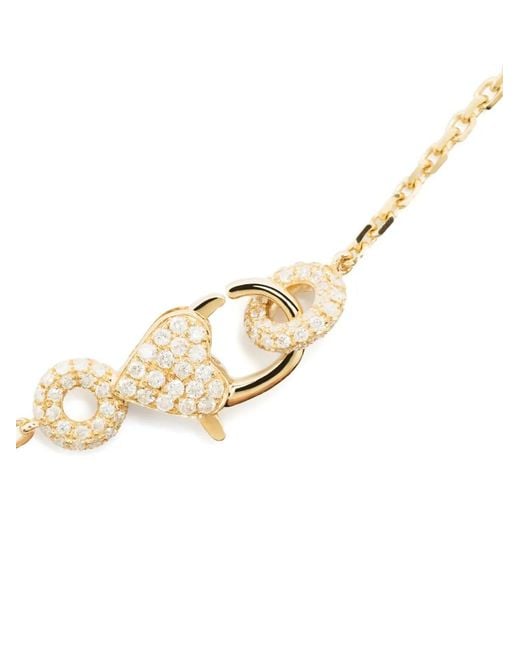Yvonne Léon White Solitaire Donuts 18Kt Diamond Bracelet