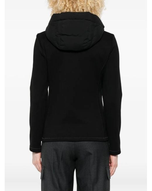 Piumino Trapuntato Con Cappuccio di Herno in Black