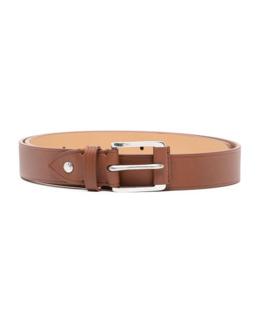 Paul Smith Brown Stud-detail Leather Belt for men