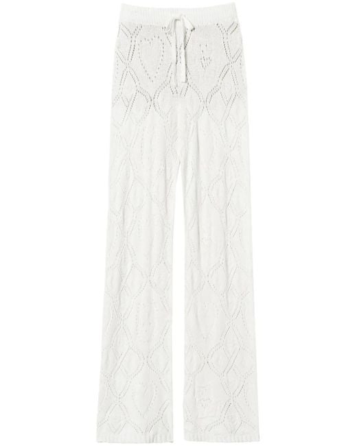 Twinset X Marco Rambaldi ニットパンツ White