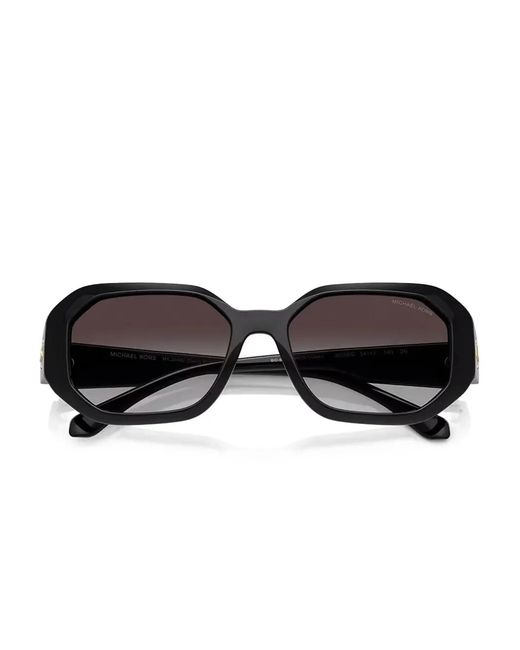 Michael Kors Black Square-Frame Sunglasses
