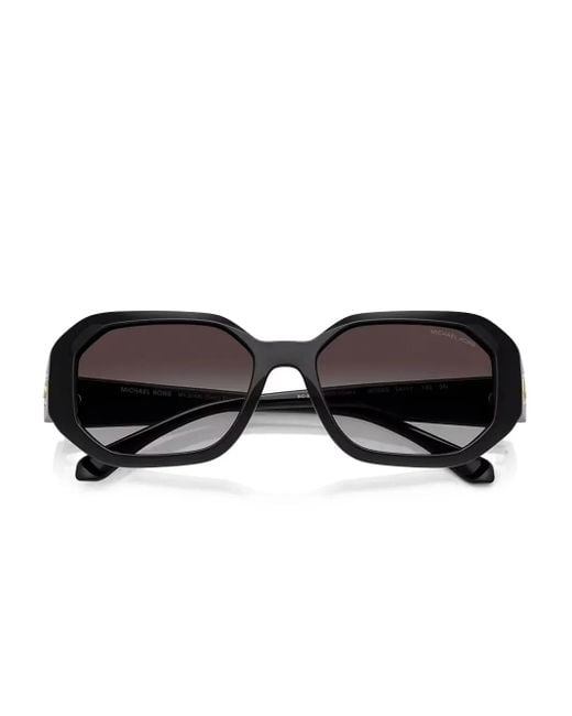 Michael Kors スクエアフレーム サングラス Black