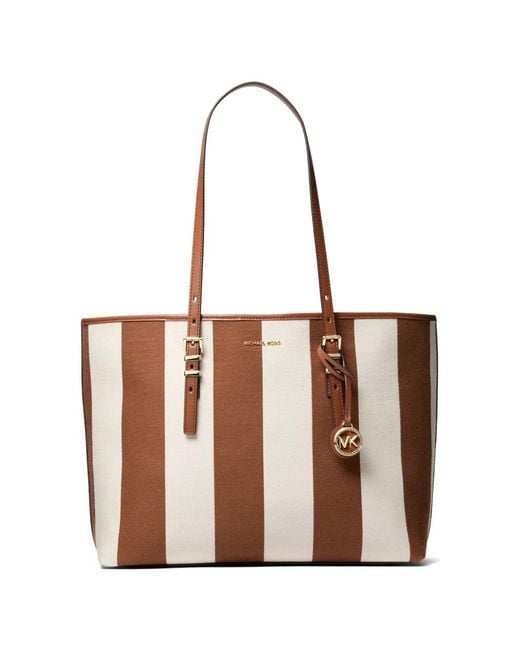 Michael Kors White Large Quinn Tote Bag