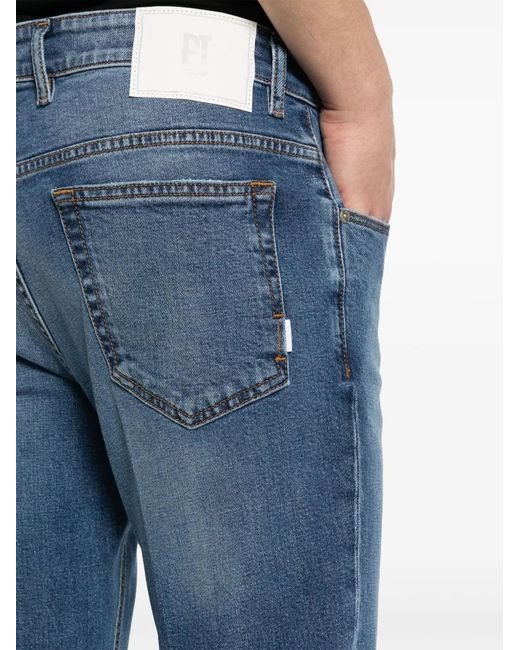 PT Torino Blue Reggae Tapered Jeans for men