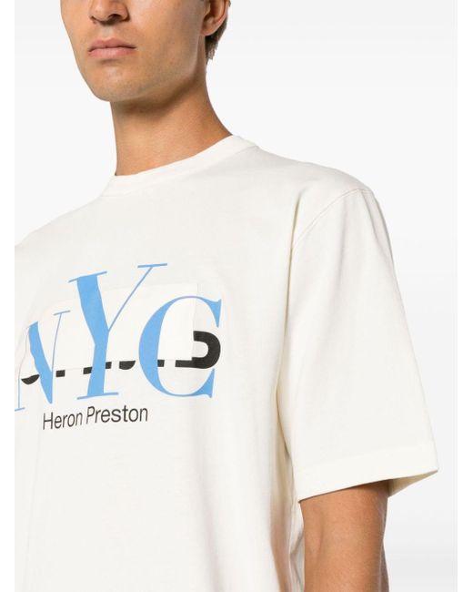 Camiseta NYC Censored Heron Preston de hombre de color Azul | Lyst