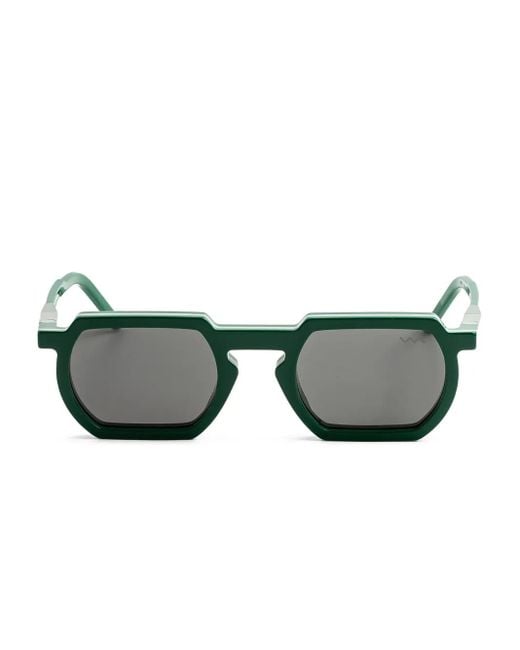 VAVA Eyewear Green Square-Frame Sunglasses